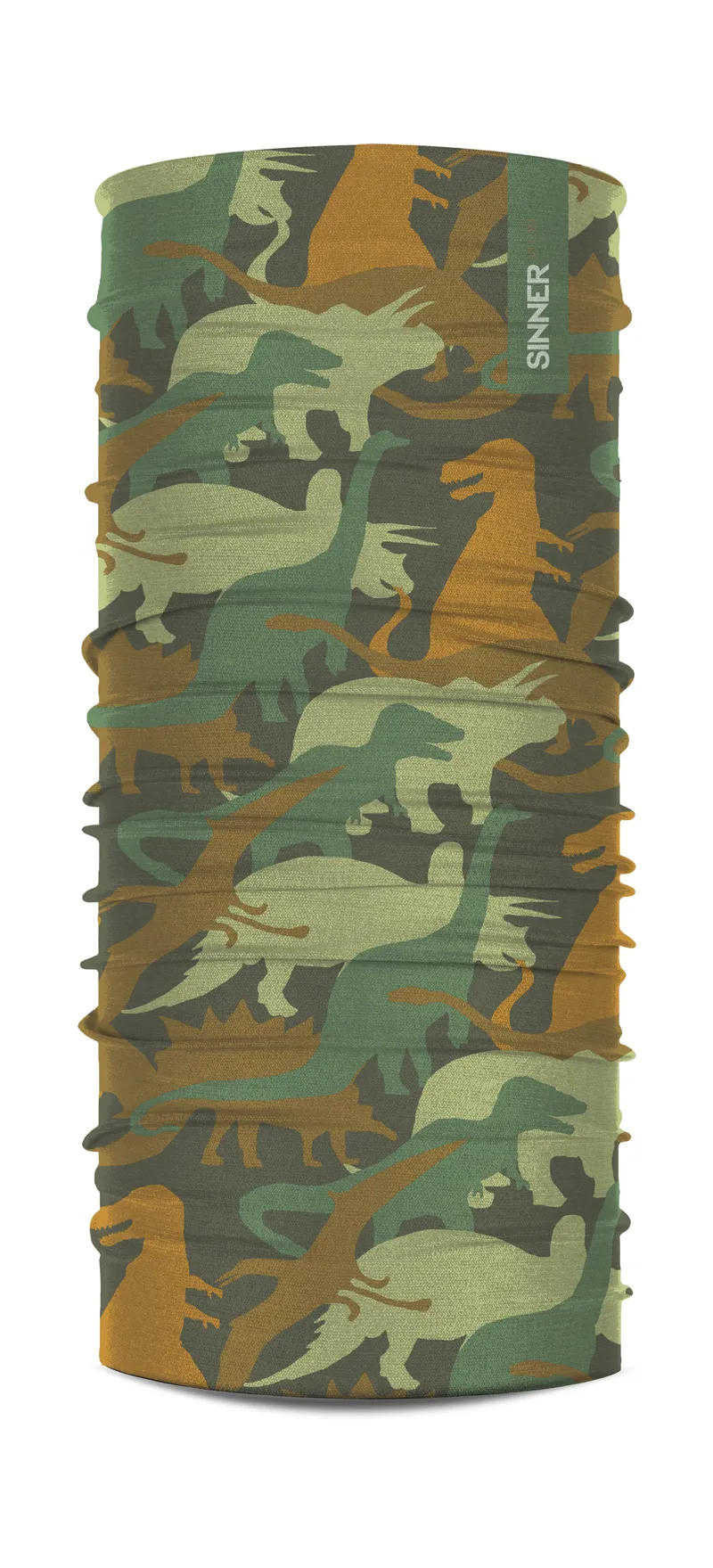 2024 Sinner kids neckwarmer dino green